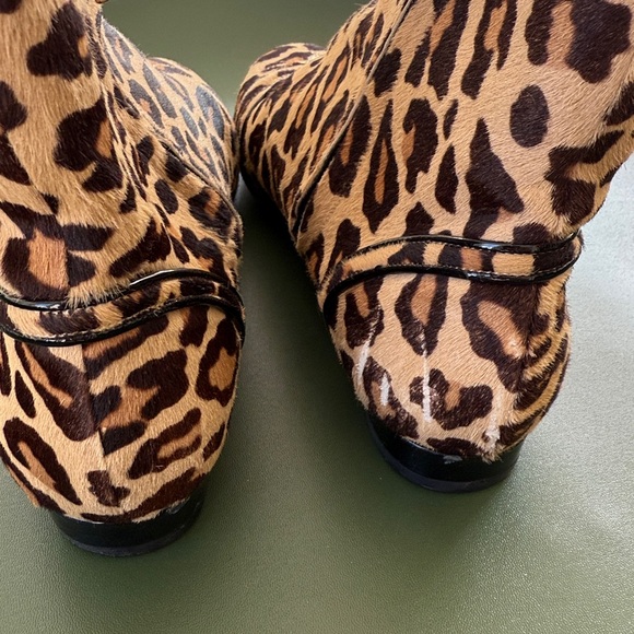 Charlotte Olympia Leopard ankle booties 100% pony hair (size 38/ 8) - Picture 8 of 11